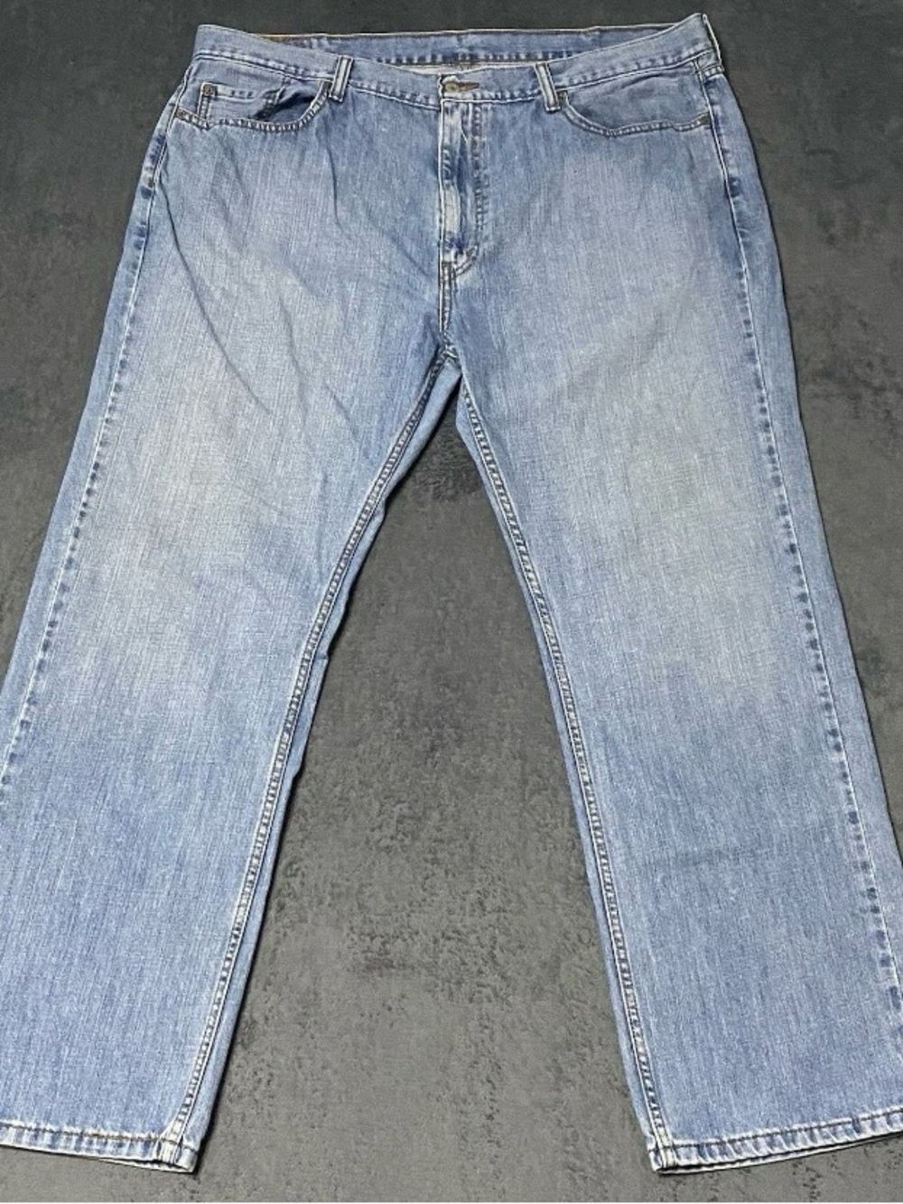 Levis 559 Jeans Mens 42 x 32 Relaxed Straight Fit Medium Wash Denim Cotton